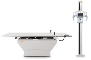 Tavolo Carestream con piano flottante